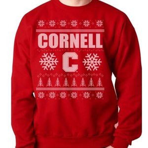 Cornell University Holiday Sweatshirt (Unisex)